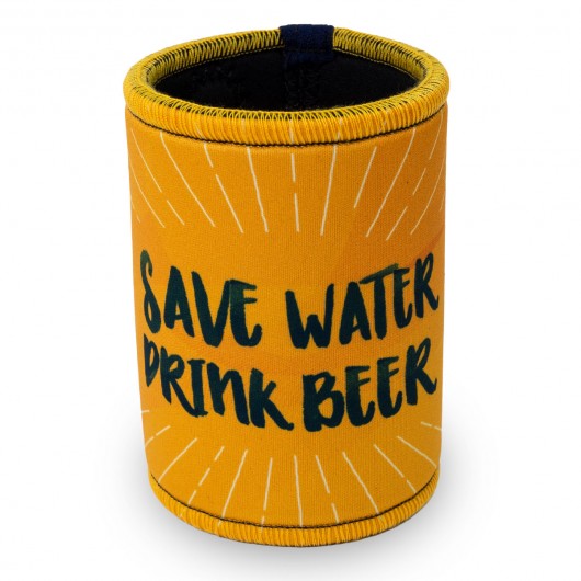 Save Water Drink Beer Printed Stubby